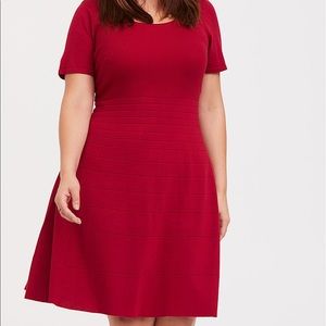 Torrid Red Skater Dress